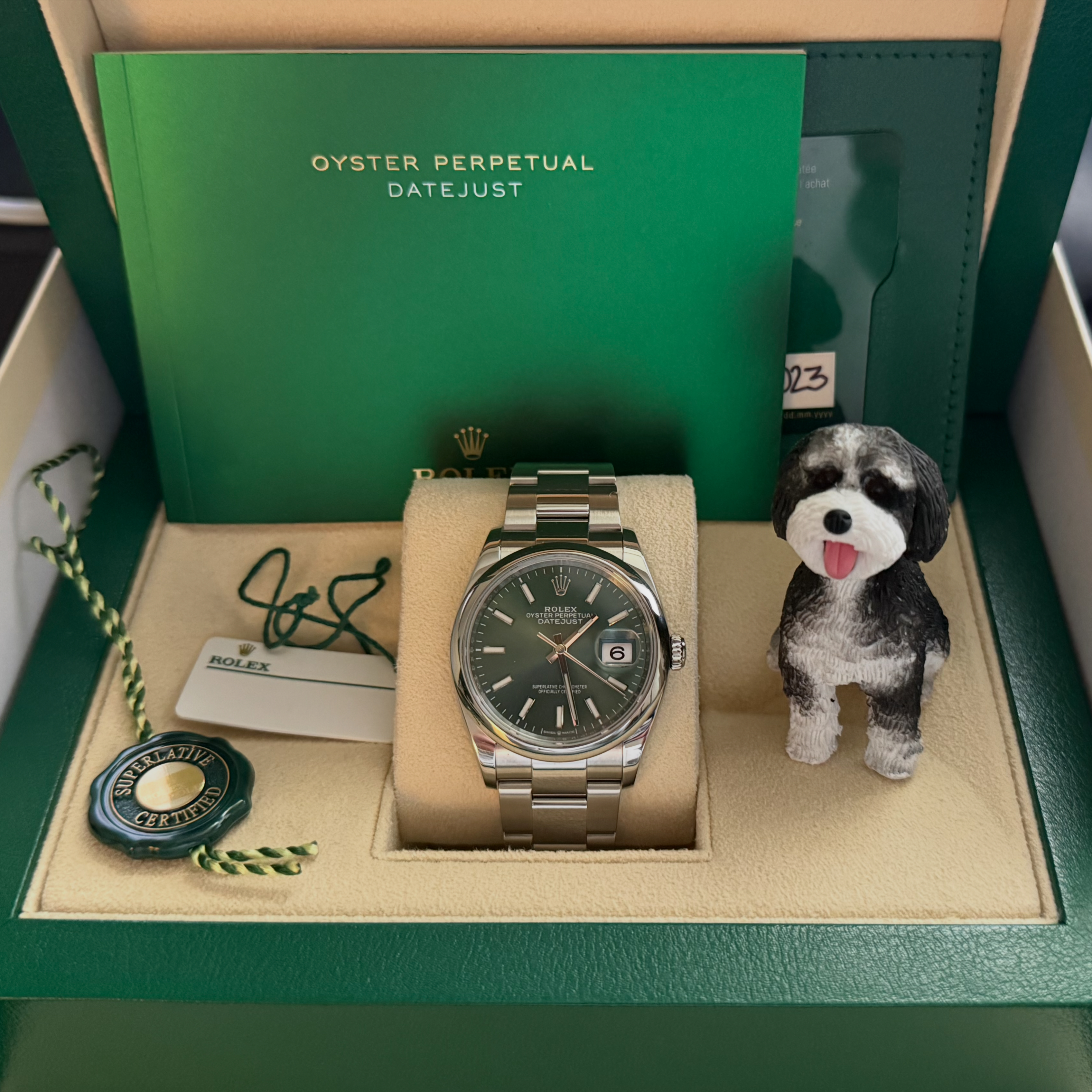 Rolex Datejust Mint Green